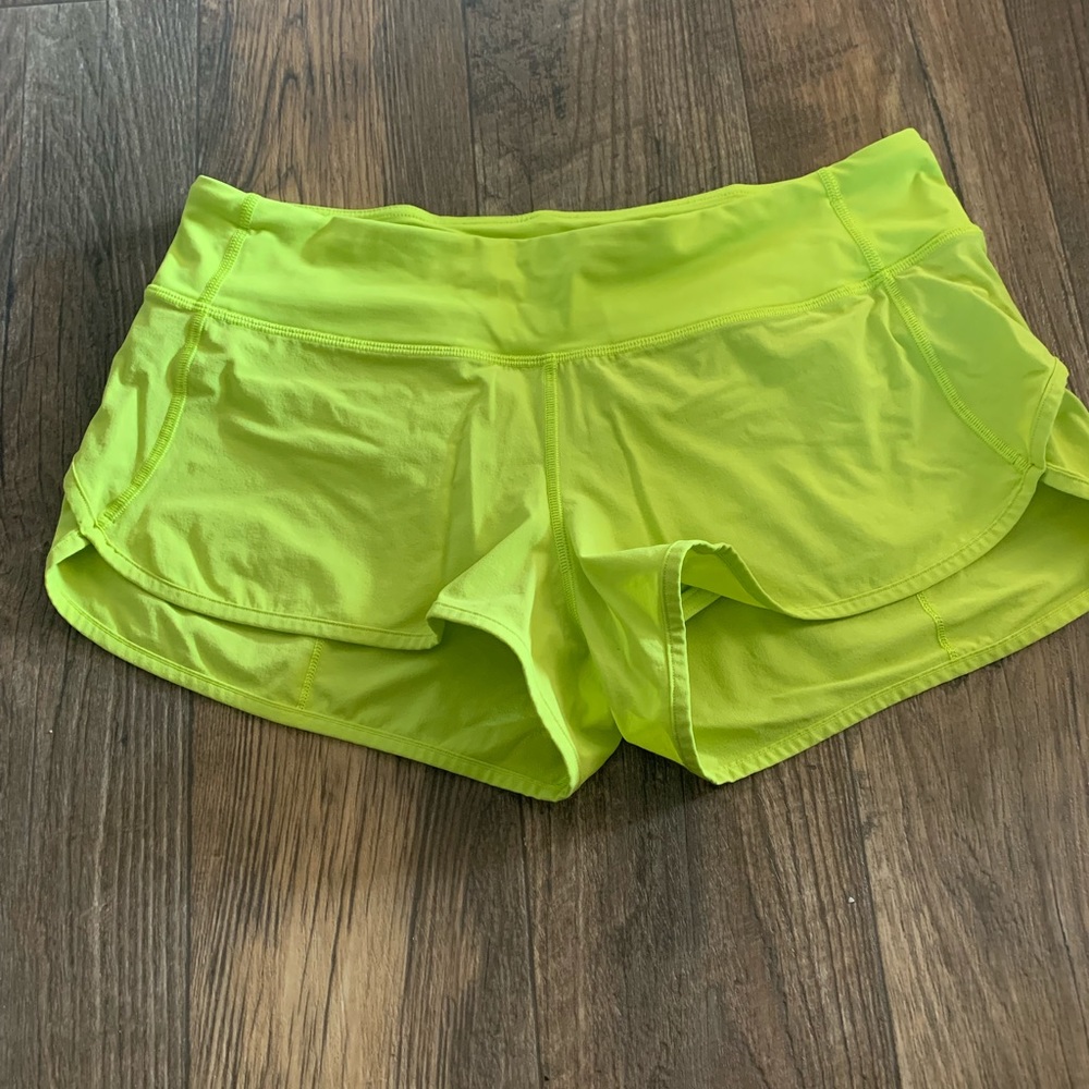 Lululemon like green speed short